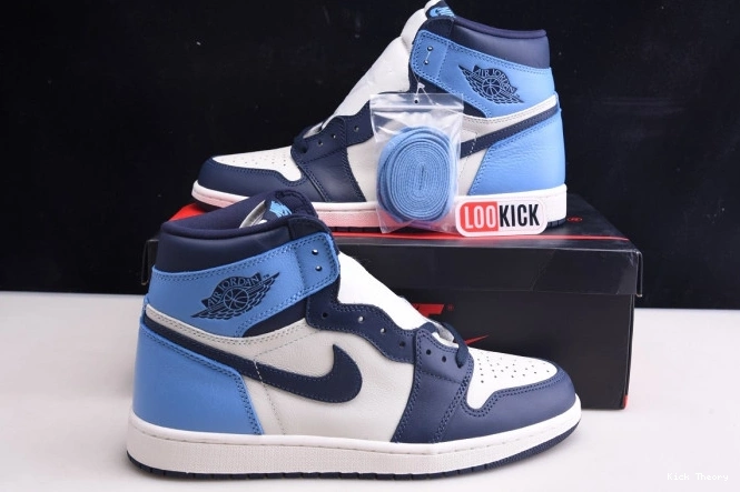 Kick Theory Air Obsidian Retro Jordan 1 OG 555088-140 High 0729